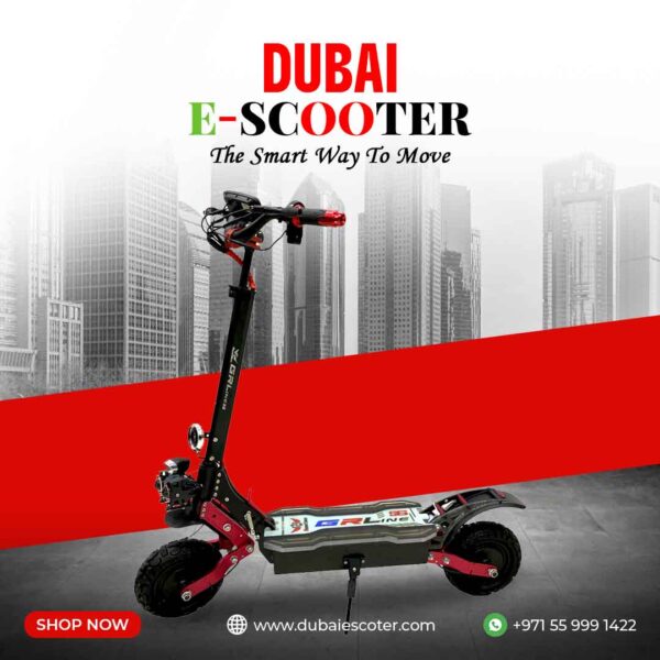Grline S6 Dual Motor Electric Scooter – 2500W x 2, 48V23Ah Battery, Off-road Beast