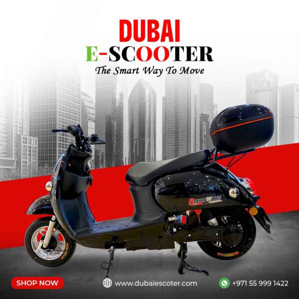 Electric Scooter GW01 – Retro Style, 600W Motor, 48V 20Ah Battery, 100km Range